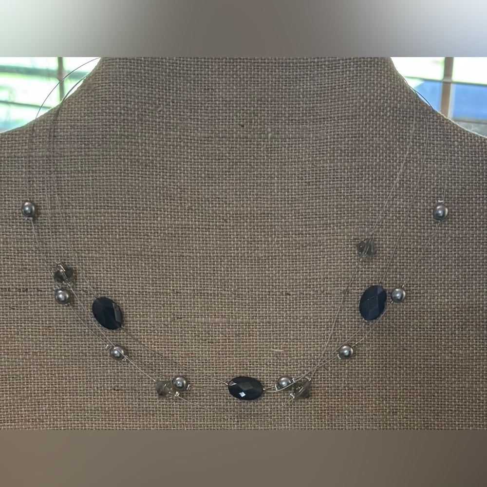 Lia Sophia Night Mist Necklace 16"-19"